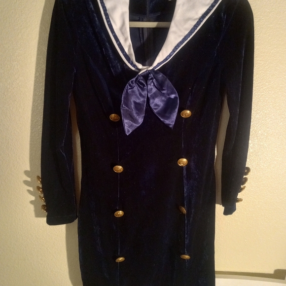 Fashion Nova Midnight Blue Mini Dress Pre-owned Good Condition Size M - Picture 3 of 9